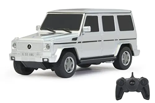 Mercedes-Benz G55 AMG 1:24 RC-Modell, silber 40MHz - RC-Modelle: Ready-to-Run Design, ideal für schnelle Rennen und Sammler. Erlebe die Faszination des G55 AMG im Miniaturformat!