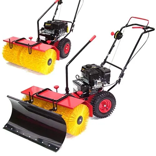 Elektro Start 3in1 Kehrmaschine 800mm 80cm + Schneeschild Schneeschieber 55736