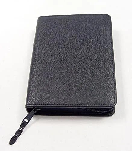 Reißverschlußhülle Gotteslob Leder schwarz