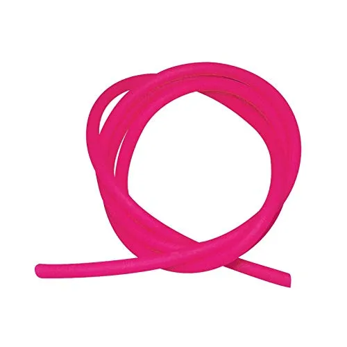 Dieter Eisele Flour Schlauch 1m - Gummischlauch, Durchmesser / Farbe:3-5mm / loom pink