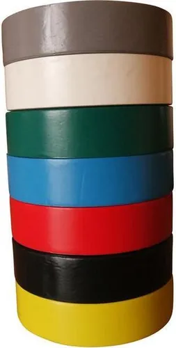 Bunt gemischtes Isolierband 19mm x 25m - Hochwertiges Isolierband für Elektrozwecke, temperaturbeständig bis 90°C. Ideal für Markierungen und Reparaturen. Robust und vielseitig einsetzbar in der Elektroinstallation.