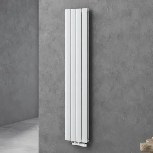 doporro Badheizkörper Vertikal Flachheizkörper FV NEU - Heizkörper in flacher Bauweise, aus kohlenstoffarmem Stahl für hohe Wärmeleitfähigkeit. Energiesparend und langlebig, ideal für konstante Wärme im Badezimmer.