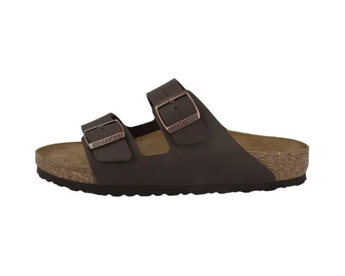 Birkenstock Arizona Birko-Flor Unisex Sandalen – Komfortable Sommerschuhe in Braun - Bequeme Sandalen für den Sommer mit vorgeformtem Fußbett und weichem Innenmaterial. Ideal für entspannte Tage, leicht und stilvoll.