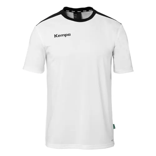 Kempa Herren Emotion 27 T-Shirt, Weiß/Schwarz, L EU
