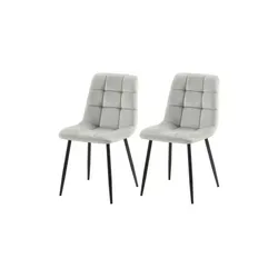 CLP 2er Set Esszimmerstuhl Tilde in grau von CLP