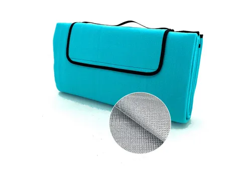 Picknickdecke Outdoor Strandmatte Isomatte Campingdecke waschbar, heimtexland, wasserdicht I isolierend I faltbar I Tragegriff I 200x200 cm