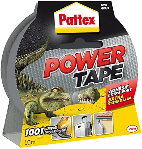 Pattex Gewebeband Power Tape, (B)50 mm x (L)10 m, grau