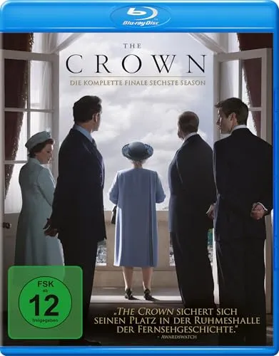The Crown - Season 6 [Blu-ray] - Drama-Serie über das britische Königshaus, packende Geschichten und hochwertige Produktion, freigegeben ab 12 Jahren