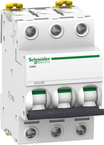 Schneider Electric A9F95363 Leitungsschutzschalter 63 A 400 V - Hochwertiger 3-poliger LS-Schalter für zuverlässigen Schutz Ihrer elektrischen Anlagen, ideal für industrielle Anwendungen.