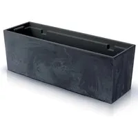 Blumenkasten Urbi Case Concrete Effect - Anthrazit - Rechteckiger Blumentopf für drinnen und draußen, ideal für Blumen. Mit 580 mm Länge und modernem Beton-Effekt, perfekt für stilvolle Garten- und Wohnraumgestaltung.