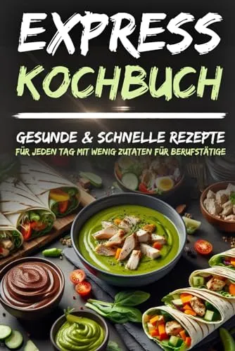Express-Kochbuch: Gesunde & Schnelle Rezepte für jeden Tag mit Wenig Zutaten für Berufstätige inkl. Bildern zu jedem Rezept