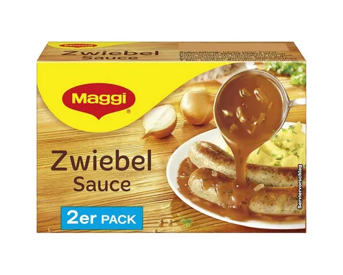 Maggi Zwiebel Sauce für Steak & Bratwurst 2x250ml