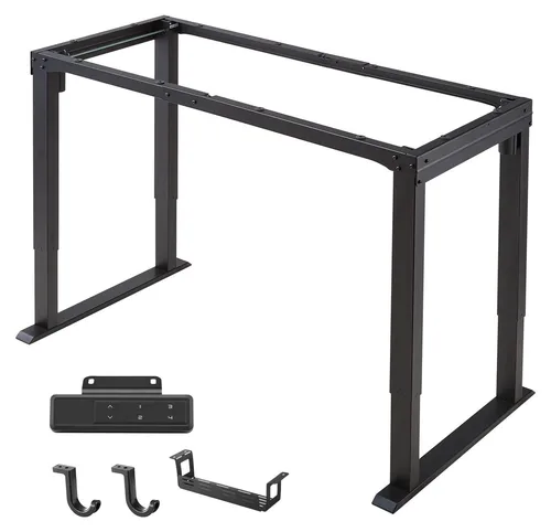 Produktbild VEVOR Höhenverstellbares Tischgestell elektrisch, 125kg Tragkraft, Schwarz