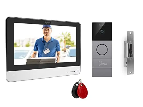 Video Türsprechanlage mit Türöffner, App & RFID Chip für 1 Familienhaus - Gegensprechanlagen mit integrierter Videoüberwachung, Türöffner-Funktion und App-Steuerung für maximale Sicherheit und Komfort im Einfamilienhaus.