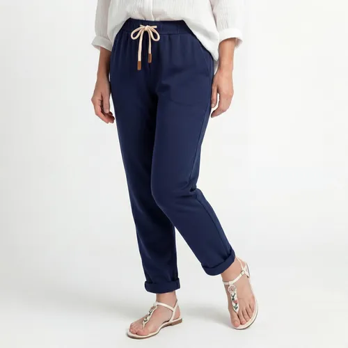 OriginalYou Sweathose Damen – Bequeme Jersey Freizeithose in Dunkelblau
