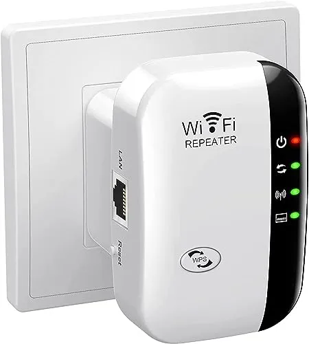 WLAN Verstärker Repeater 5000sq.ft, kompatibel mit allen WLAN Geräten