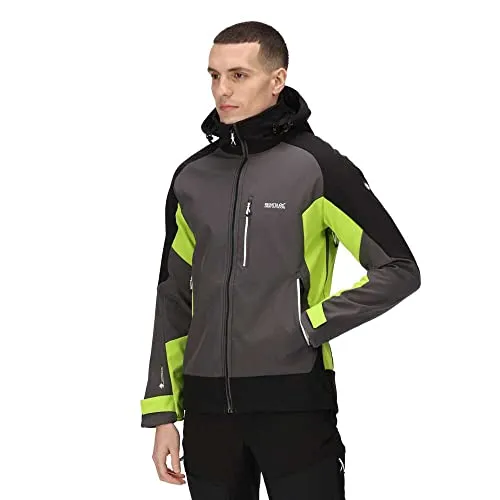 Regatta Hewitts VII Softshelljacke Herren - Grau, Größe M - Die Regatta Hewitts VII Softshelljacke für Herren bietet Wind- und Wasserbeständigkeit, ideal für Outdoor-Aktivitäten. Atmungsaktives Material und praktische Taschen garantieren hohen Tragekomfort bei jedem Wetter.