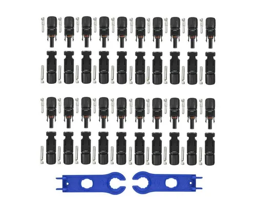 ARLI Solaranlage 20 Paar Solarstecker Solarstecker / Buchse 1500V, (Set, 20-St., Stecker), für Solarkabel + Schraubenschlüssel Werkzeug Set