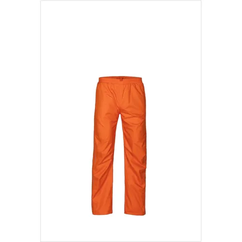 Regenhose MONSUN 1484 in Orange, Größe L - Wetter- und Kälteschutzhose für optimale Sichtbarkeit und Schutz bei Regen, ideal für Arbeiten im Freien.