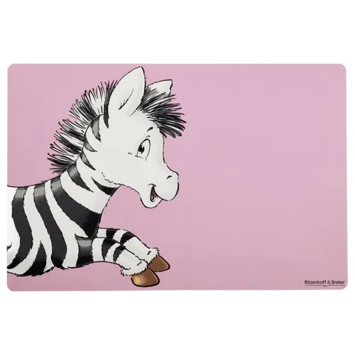 Ritzenhoff und Breker Happy Zoo Zebra Zoe Platzmatte in pink von Heimtextilien