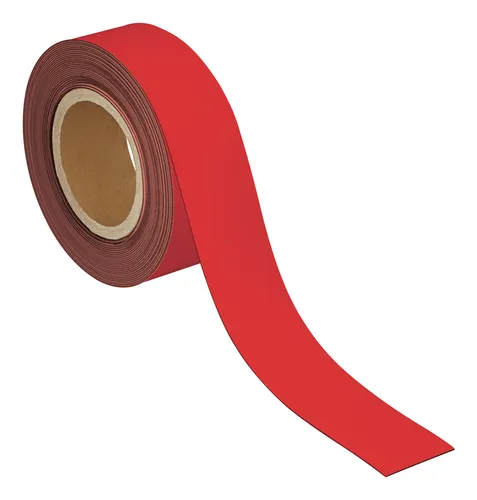 Maul Magnetband 65249 - Beschriftbares Kennzeichnungsband - Organisationsmittel, ideal für wechselnde Kennzeichnungen an metallischen Oberflächen, beschrift- und abwischbar, 50 mm x 10 m, individuell zuschneidbar, perfekt für Lager, Schulen und Büros.