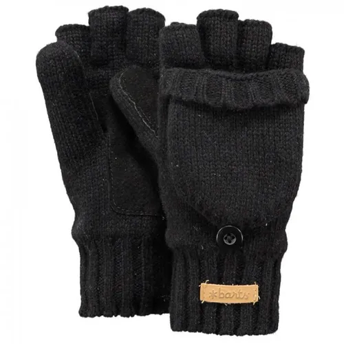 Barts Langlaufhandschuhe HAAKBUMGLOVES schwarz Größe 4 - Handschuhe für Langlauf und Wandern, aus 90% Wolle für optimale Wärme und Komfort, ideal für kalte Tage.