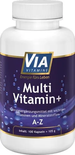 Multivitamin + Mineral A-Z, 132,7€/1kg, 100 Kap. deutsches Produkt