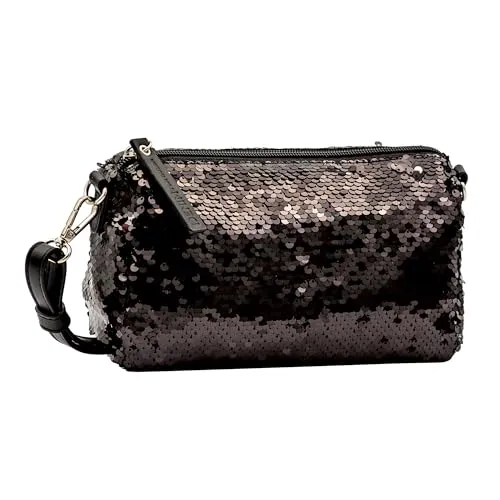 TOM TAILOR Denim Sterling Damen Umhängetasche Crossbody Bag Klein Schwarz