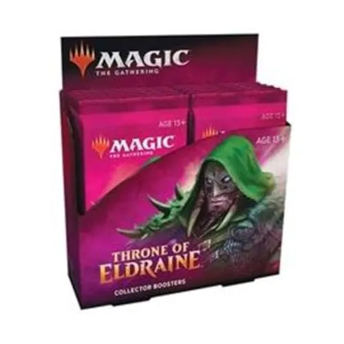 Magic: The Gathering Throne of Eldraine Collector Box - 12 Booster (ENG) - Sammelkarten Packs & Sets, enthält 12 Booster mit exklusiven Karten und besonderen Folien, ideal für Sammler und Spieler.