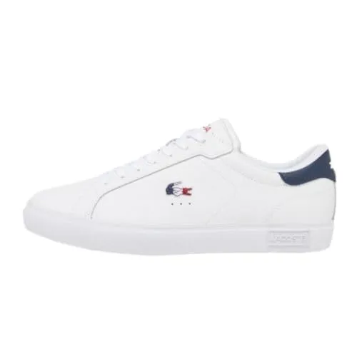 Lacoste Low Sneaker POWERCOURT in Weiß 44,5 von Lacoste