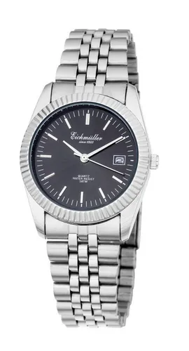 Eichmüller Quarzuhr Damenuhr 7083-02 – Elegante Armbanduhr mit anthrazitfarbenem Zifferblatt - Stilvolle Damenuhr mit hochwertigem Miyota Quarz-Uhrwerk. Das elegante Design und die Wasserdichtigkeit machen sie zum perfekten Begleiter für jeden Anlass.