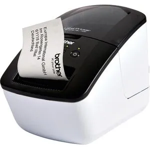 Brother QL-700 Etikettendrucker - Schnelles Drucken mit 93 Etiketten/Min, inklusive automatischer Schneidevorrichtung und Thermodirektdruck-Technologie