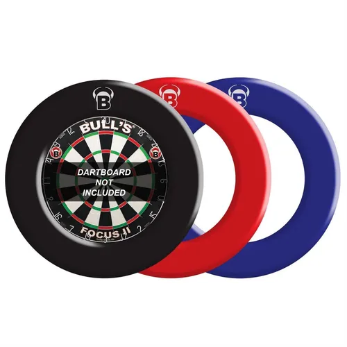 BULL'S Pro Dart Board Surround 1tlg. schwarz - Praktischer Schutzring für Dartscheiben, verhindert Schäden an Wänden und sorgt für ein sauberes Spielvergnügen.