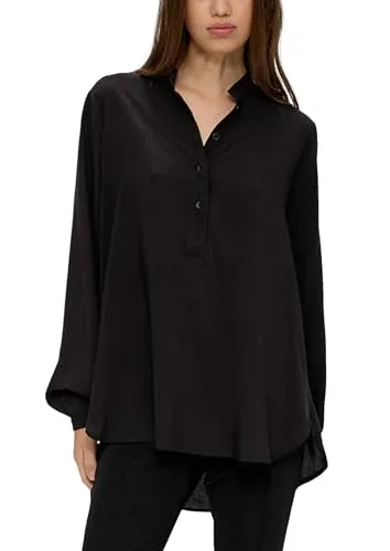 Q/S by s.Oliver Damen Bluse Langarm Black, 36
