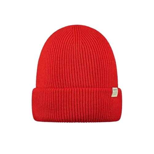 Barts Kinabalu Beanie red (05) - Herren Mützen & Stirnbänder für Wanderer und Bergsportler, bequeme Unisex-Mütze aus weichem, dehnbarem Material mit 7 cm Umschlag für zusätzlichen Stil und Wärme.