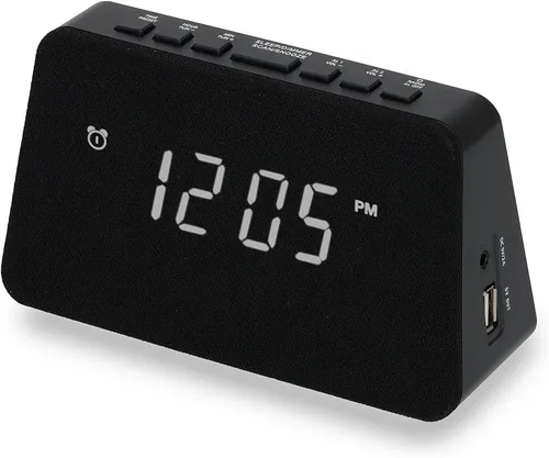 AIC WM3020i QI Radiowecker schwarz