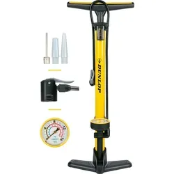 Dunlop Fahrradpumpe mit Manometer