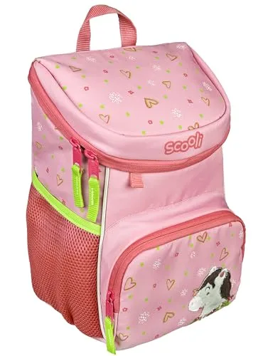Scooli Mini Me Kindergarten Rucksack Polly Pony - Leichter Kinderrucksack mit gepolsterten Trägern, ideal für Kinder von 3-6 Jahren – praktisch für den Kindergarten und umweltfreundlich mit Innenfutter aus recycelten PET-Flaschen.