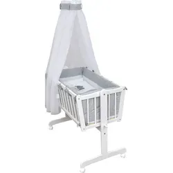 Baby-Delux Wiegenset Bettwäsche Set 6-tlg Loving Bears gepunktet