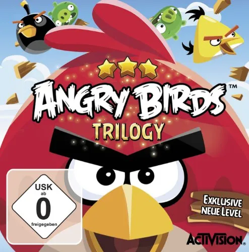Angry Birds Trilogy - Nintendo 3DS Spiel, Neu und Offen - Spannendes Gameplay mit beliebten Angry Birds, PAL-Version für Nintendo 3DS, ideal für Fans und Neueinsteiger!