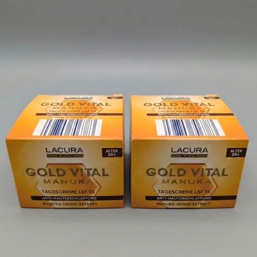 Lacura Skin Gold Vital Manuka Tagescreme LSF 15 55+