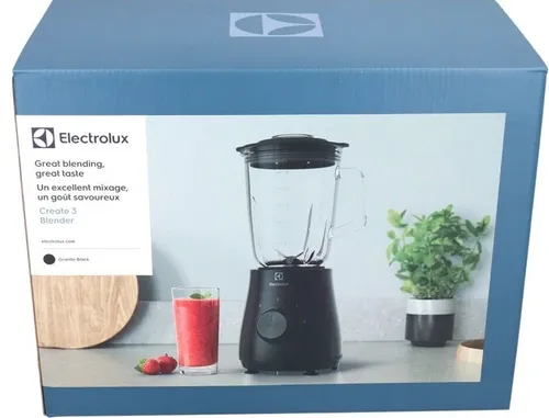 Electrolux E3TB1-4GG Tischmixer 1,5 L 500 W Grau - Mixer mit 1,5 L Fassungsvermögen und 500 W Leistung, ideal für Smoothies und Eiszerkleinerung. Hochwertige TruFlow Klingen sorgen für perfekte Ergebnisse.