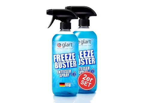 Glart 45EE2 Freeze Buster Enteiserspray 2er Set 1000 ml im Winter Auto-Reinigungsmittel
