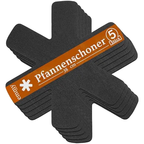 Emmy Home Pfannenschoner in schwarz von Emmy Home