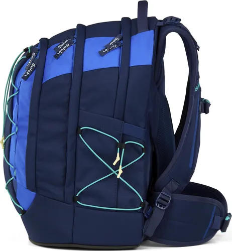 Satch Schulrucksack PACK Crossed Blue von satch