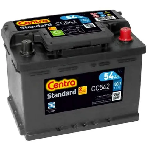 CENTRA Standard 12V 54Ah 500A/EN LB2 Starterbatterie Batterie