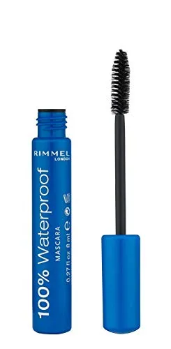 Rimmel Wasserdichte Mascara, Braun Schwarz, 8ml (1er Pack)