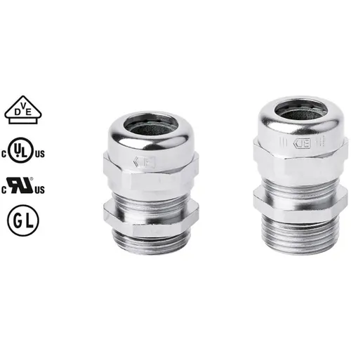 Jacob 50.640 M Kabelverschraubung M40 - Kabelverschraubung mit Zugentlastung, ideal für sichere elektrische Verbindungen, Durchmesser 19 mm, für Temperaturen bis +100 °C, perfekt für Sonstige Elektronik & Messtechnik.