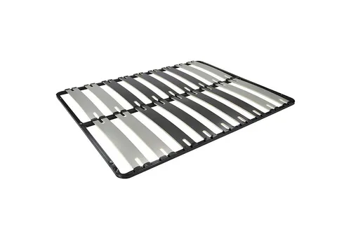 Lattenrost ERGO IF51 von i-flair, 200x200 cm - Komfortabler Mehrzonen-Lattenrost mit 18 Leisten und hoher Belastbarkeit bis 160 kg, ideal für erholsamen Schlaf. Robuster Metallrahmen und naturbelassene Leisten sorgen für Langlebigkeit.