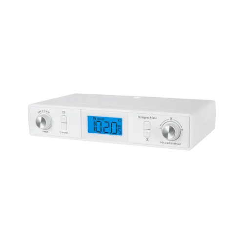 Küchenradio mit Bluetooth Krüger Matz KM0817 - Unterbauradio mit LCD-Display, platzsparend und ideal für die moderne Küche